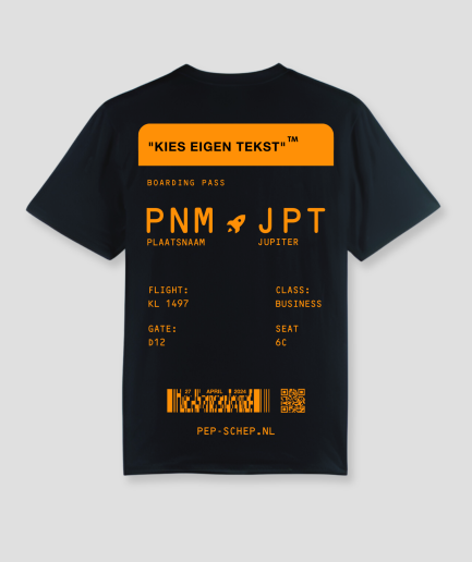 T-shirt du Jour du Roi - Édition Pepschep - Jour du Roi - orange et noir.png