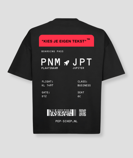 T-shirt de festival style carte d'embarquement oversize.png