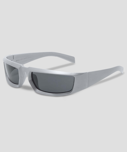 Monture de lunettes de festival techno argentée - gris argenté.png
