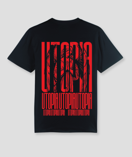 T-shirt noir et rouge.png