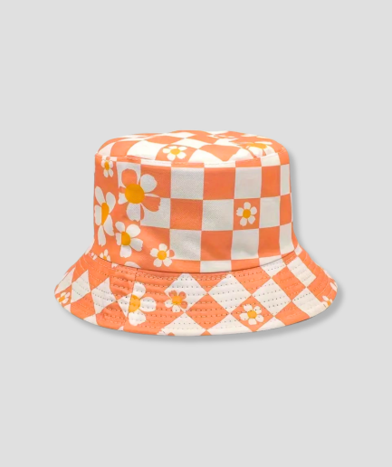 chapeau-bucket-orange-pour-femmes-imprimé-pâquerettes.png