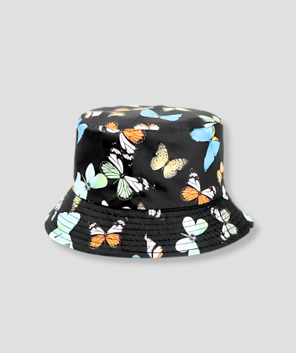 bonnet-bucket-noir-imprimé-papillon.png