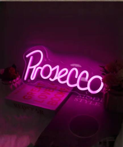 panneau « Prosecco » néon