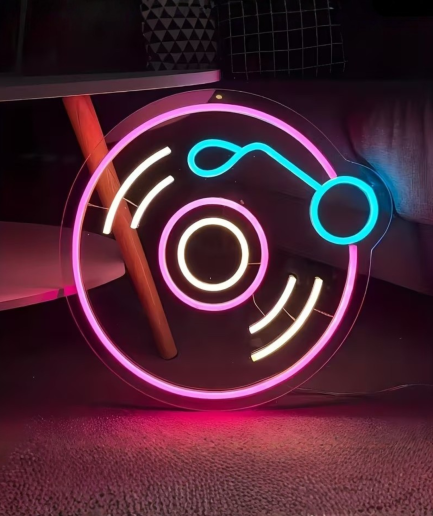 lampe DJ néon
