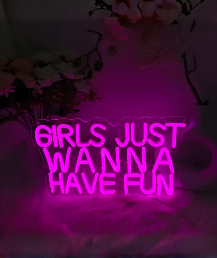 Les filles veulent juste s'amuser (néon)