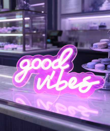 good vibes néon
