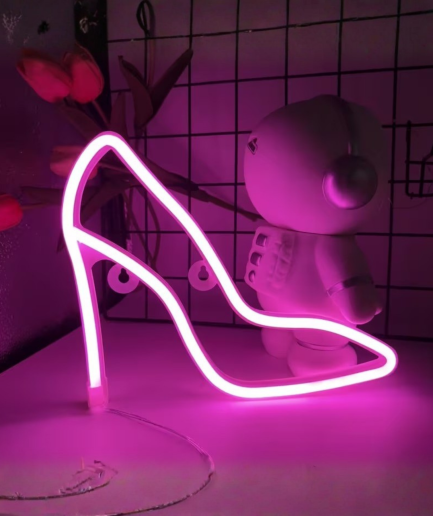 escarpins rose fluo