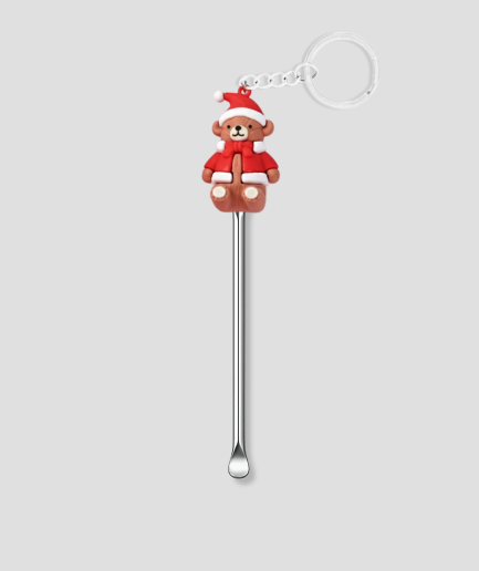 cuillère avec un petit bonhomme de Noël