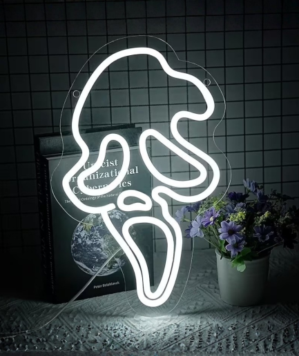 lampe néon « Scream »