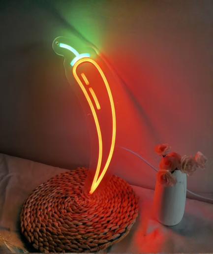 petite lampe rouge épicée
