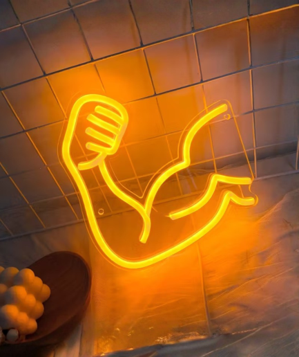 lampe néon « muscles »