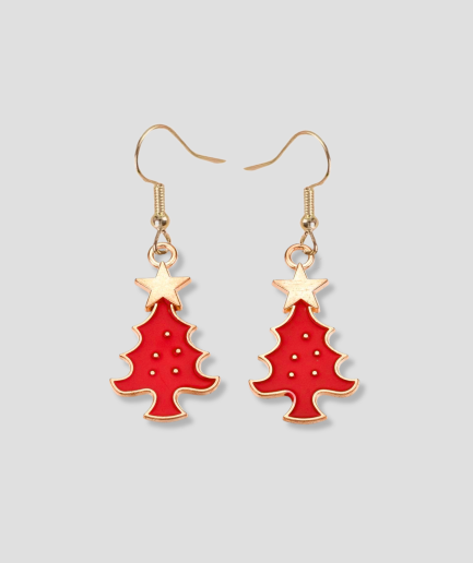 Boucle d'oreille du jour de Noël