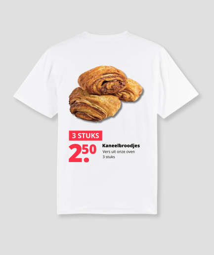 T-shirt « Brioche à la cannelle »