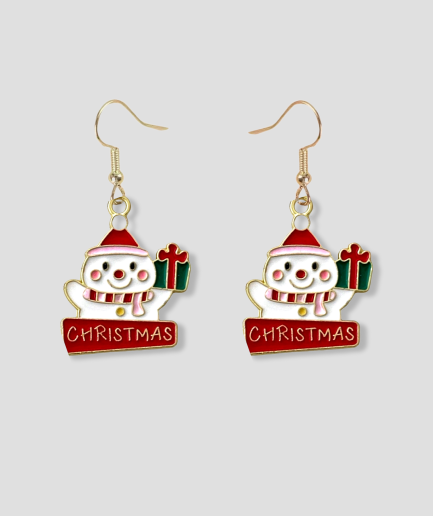 Boucles d'oreilles petit Père Noël