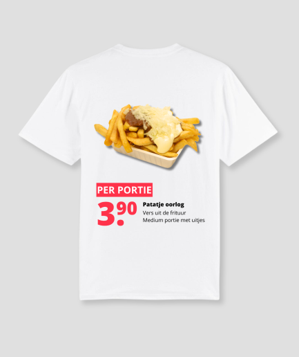 T-shirt « Patatje Oorlog »