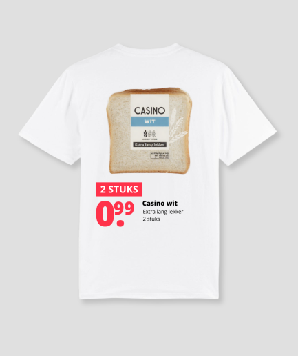 T-shirt Casino blanc