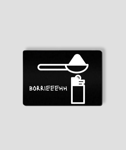 carte métallique noire