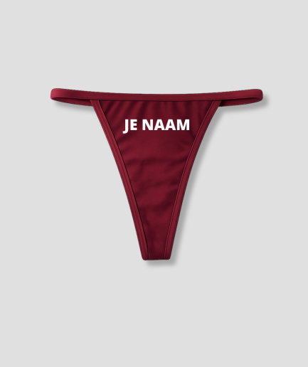 string rouge nom propre
