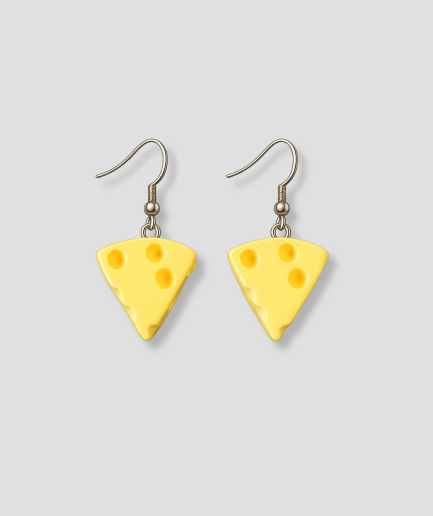 boucles d'oreilles en forme de fromage, Pays-Bas