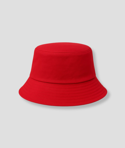 Chapeau bob rouge
