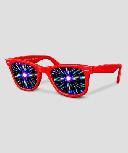 effets des lunettes spatiales rouges