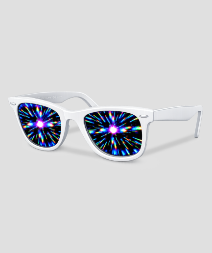 effets de lunettes spatiales blanches