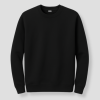 Effen zwarte sweater, voorkant