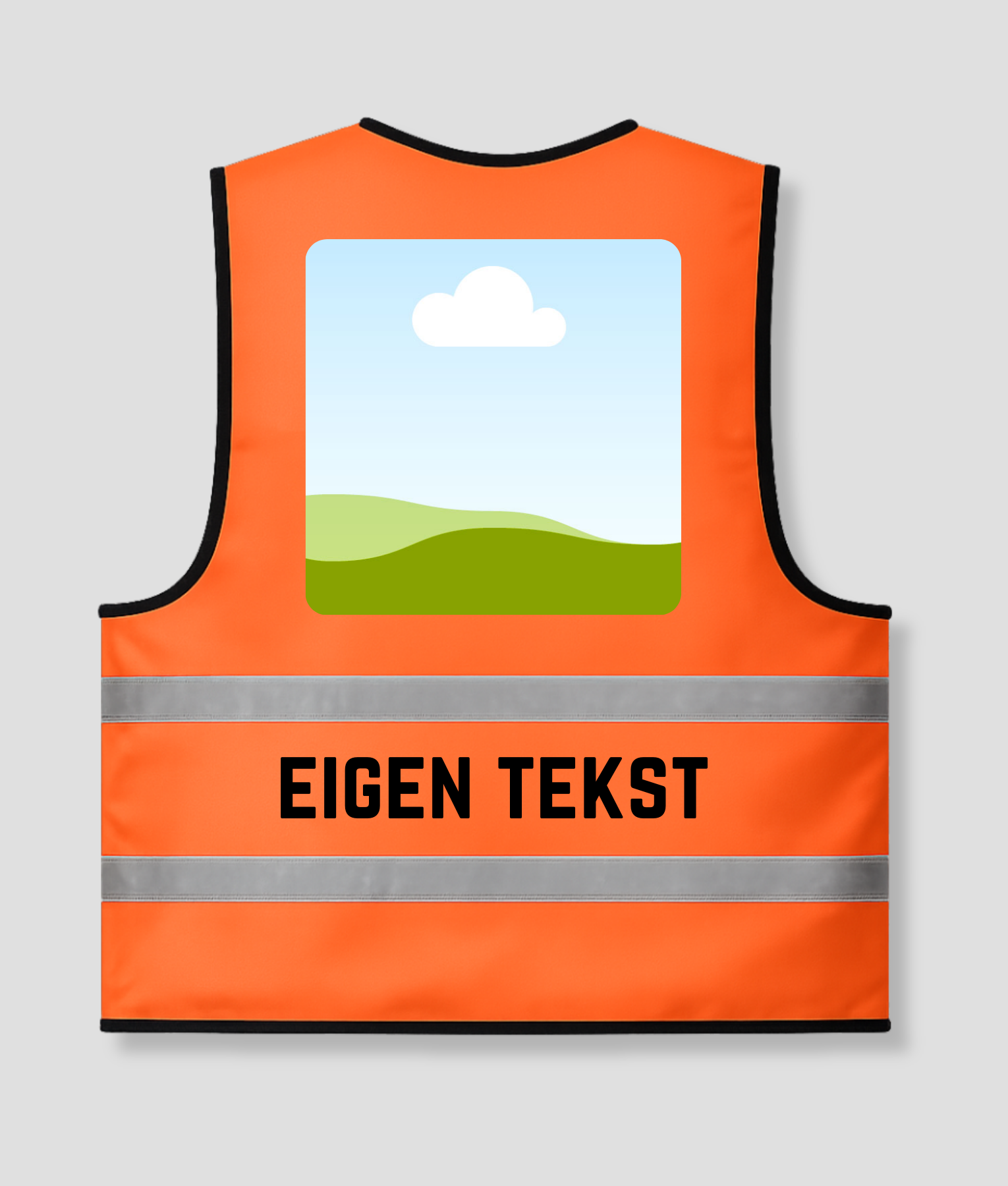 Hesje met eigen foto en tekst