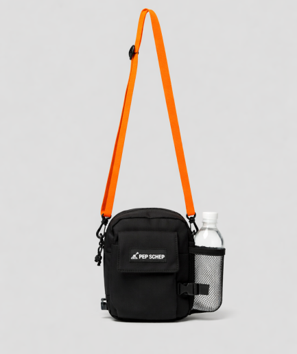 Sac à bouteille avec bande orange « boisson secrète »