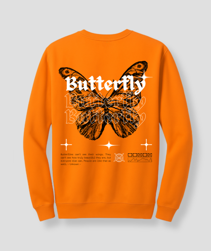Papillon orange