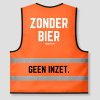 geen inzet oranje hesje
