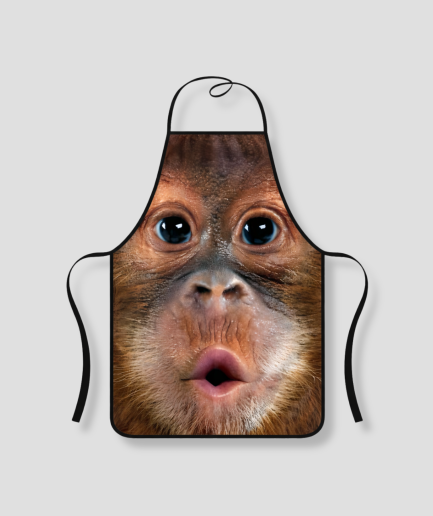 Tablier singe