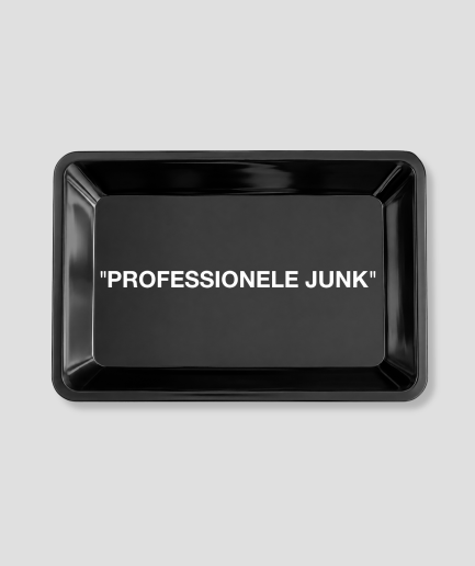 Rolling tray met humoristische tekstopdruk