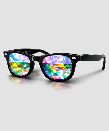 Lunettes spatiales kaléidoscopiques
