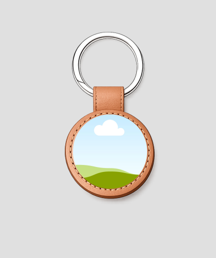 Eigen foto ronde hanger