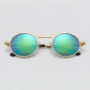 Altura, bril met goud montuur en blauw en groen glazen