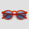 Nagiso, montuur oranje, glas blauw