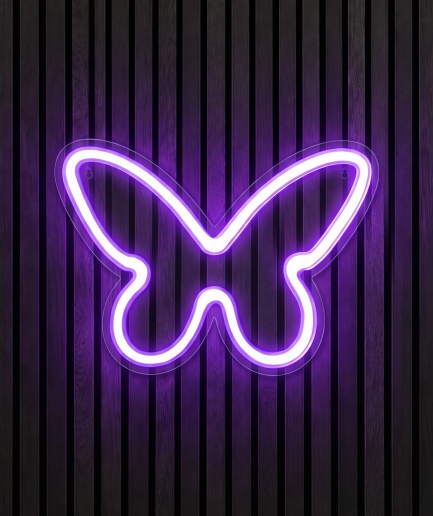 Éclairage néon « Butterfly »