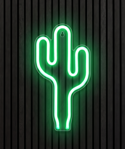 Éclairage néon Cactus